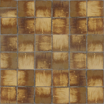 dry golden earth antique tiles