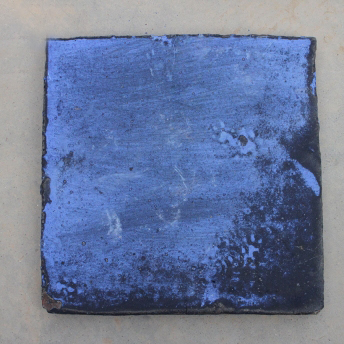 deep sea blue dry glaze tiles 2